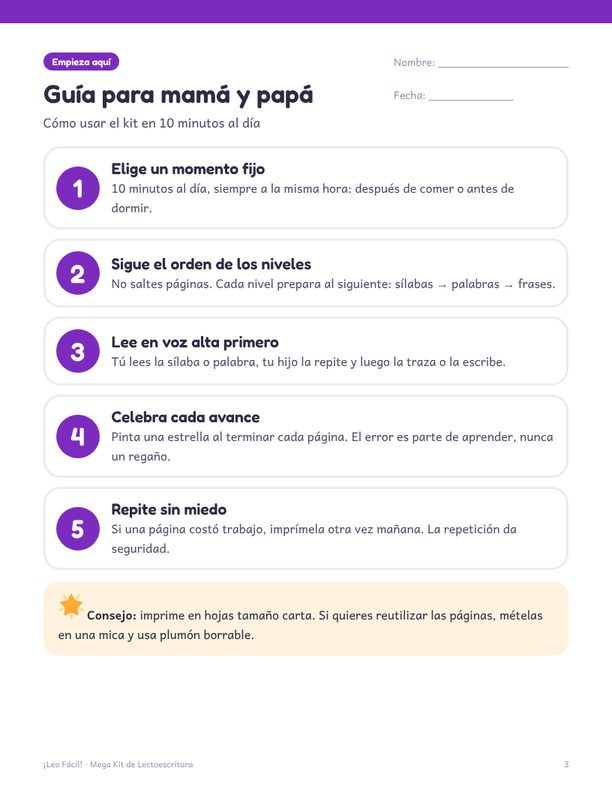 Guía para mamá y papá